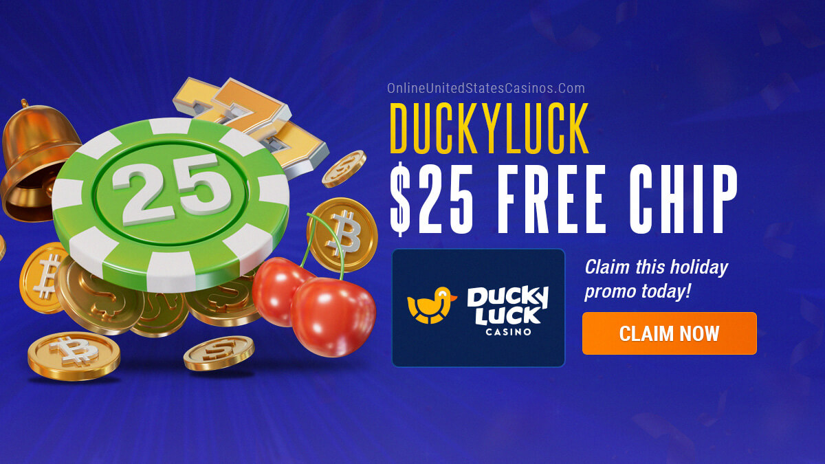 A $25 Free Chip from DuckyLuck to Help Ring in the New Year